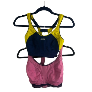 Shock Absorber x2 lot w/ Adjustable Crossback Sports Bra in 34G